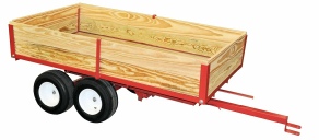 Model 6500 one ton lawn trailer