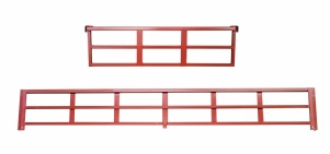 7ft steel brushracks for lawn trailers