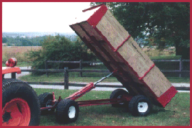 2-ton utility dump trailer